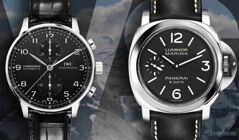 panerai luminor vs iwc.